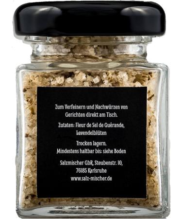  Salzmischer Salt Mix / Spice Mix 35g in a jar lavender salt (Gu rande Fleur de Sel with dried lavender flowers) - Buy Online on GoSupps.com