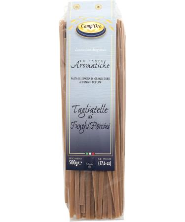 Camp'Oro Le Aromatiche Tagliatelle Italian Pasta, Porcini Mushrooms, 17.6 Ounce