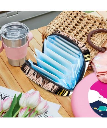 Fashionable Sloth Storage Bags for Women - Zippered Menstrual Cup Cylinder & Periodic Inserts - Multi-Colored Tampon Pouches - Buy Online on GoSupps.com