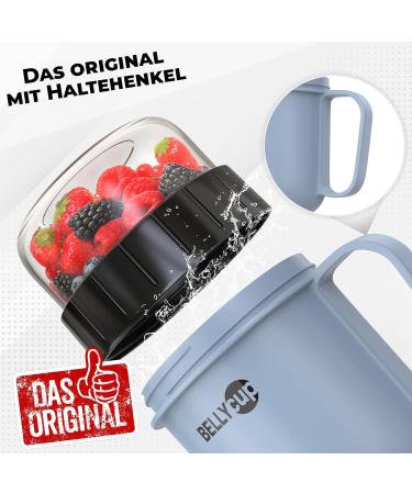 Fencchi's Austria Mueslibecher to Go - Original Bellycup in Mint Gray Pink Blue - Buy Single or Double Pack - Buy Online on GoSupps.com
