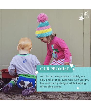 Blade & Rose Farmyard Tractor Leggings | Blue Knit Leggings for Toddler & Baby Boys | 0-4 Years - Buy Online on GoSupps.com