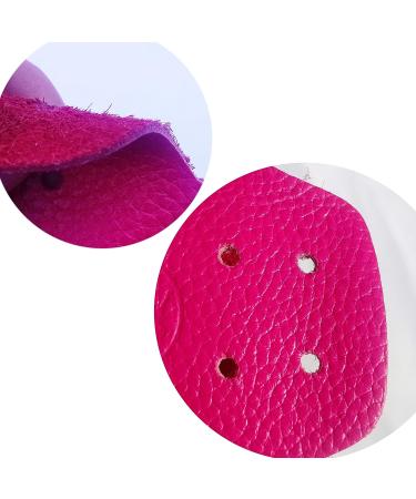 VKEDA 100% Real Cowhide Toe Cap Guards Protectors Roller Skate Derby Speed | 1 Pair Rose Red - Buy Online on GoSupps.com