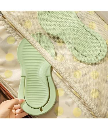 UK Eva Disposable Foldable Flip Flops Pedicure Slippers Anti-Slip Spa Slippers for Salon EVA Foam Sandals for Women and Men 6.5 UK A01 Green - Buy Online on GoSupps.com