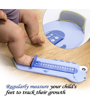 Pedimetre Baby & Child Foot Measuring Device - Accurate Shoe Size 0-35 for Toddlers & Kids (Blue) - International Shipping Available - Buy Online on GoSupps.com
