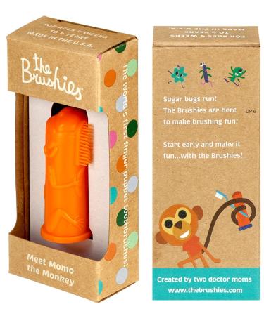 The Brushies Toothbrush for Babies and Toddlers Orange - Buy Online on GoSupps.com