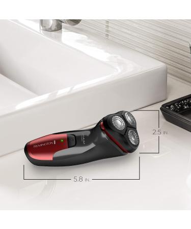 Remington WETech Rotary Shaver Lithium Powered Electric Razor PR1385 R800 Series Colors May Vary - Red or Black Blades: PrecisionPlus - Buy Online on GoSupps.com