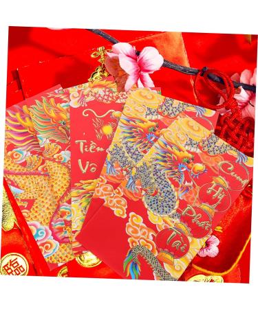 OKUMEYR 30pcs Chinese New Year Hong bao Gift Wallet Purse China Lai Si Feng Paper Paper Red Envelopes Money Packet Chinese Zodiac New Year's Bag New Year Items Lunar Calendar Pocket Assorted Color 16X9X0.2CM - Buy Online on GoSupps.com