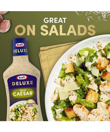 Kraft Deluxe Bold Caesar Salad Dressing - 16 oz Bottle | Buy Online - Buy Online on GoSupps.com
