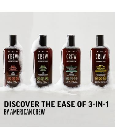 American Crew 3-in-1 Sage Shampoo/Conditioner and Body Wash 450ml - Pack of 1 - Buy Online on GoSupps.com