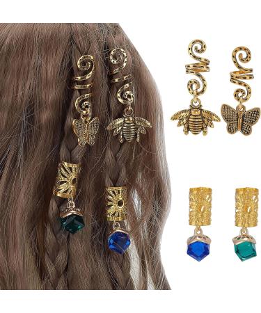 NBEADS 36 Pcs Animal Theme Hair Jewelry for Braids - Butterfly Dreadlock Accessories, Hair Cuffs, Beads, Pendants, Loc Jewelry, Charms, Clips for Braids Decoration - Buy Online on GoSupps.com