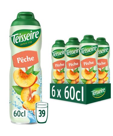 Teisseire Raspberry Syrup for Refreshing Drink Cocktails Recyclable Bottle 6x60cl