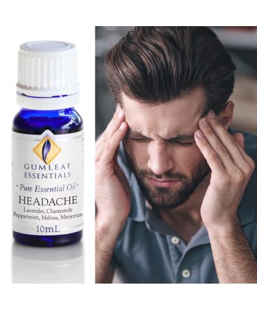 Gumleaf Essentials Headache Essential Oil Blend - 10ml Cruelty Free & Vegan 100% Pure & Natural