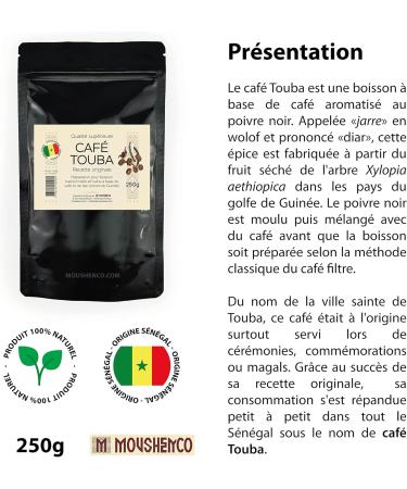 Touba Coffee (Coffee Tooba) - Superior Quality - Original Recipe - Senegal - 250g - Buy Online on GoSupps.com