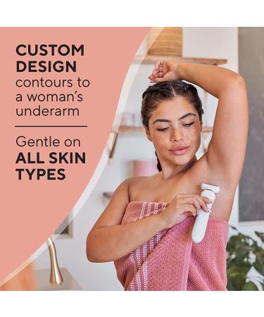 Finishing Touch Flawless Underarm Hair Removal Electric Razor - Cordless Groomer for Women's Sensitive Skin - Painless Shaving and Contouring - Buy Online on GoSupps.com