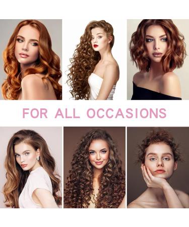 Pretfy 3 Barrels Hair Curler 25mm - Adjustable Temperature Mermaid Wand Beach Waves Curling Iron for Medium Long Hair - Buy Online on GoSupps.com