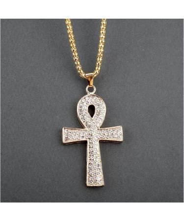 Crystal Jade Pendant Necklace Amulet Jewelry Personalised Steampunk Necklaces Pendant Chain Choker Necklace Pendant Jewelry Bling Crystal Men's Hip hop Pendant Necklace - Buy Online on GoSupps.com