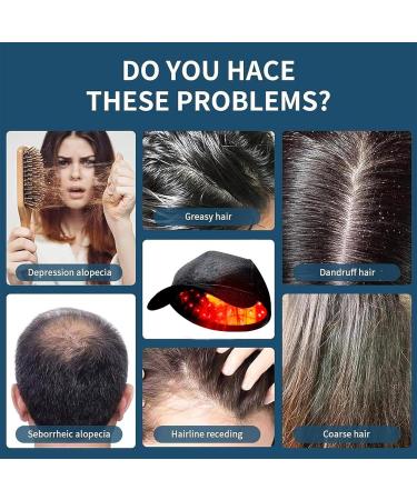 ERICAT Portable Hair Growth Cap Hair Growth Helmet Three Adjustable Modes and 30 Minutes Treatment Time No Side Effect to Stop Hair Loss - Buy Online on GoSupps.com