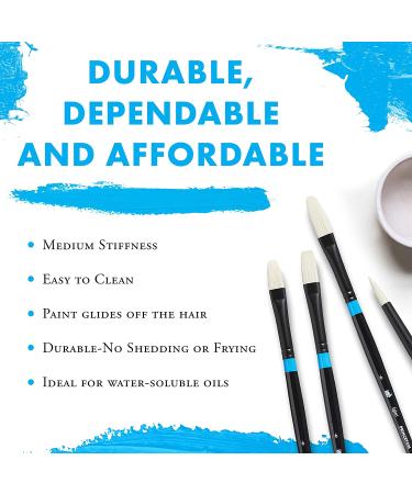Princeton Aspen 3 Inch Synthetic Angular Mottler Brush for Acrylic & Oil | Series 6500 | Indoor/Outdoor | Glare-Free - Buy Online on GoSupps.com