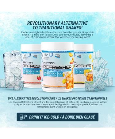 Buy Protein Refresher (25 Servings) - Lemon Iced Tea Whey Protein Powder for Fitness & Bodybuilding | 25 Scoops of Refreshing Protein Boost - Buy Online on GoSupps.com