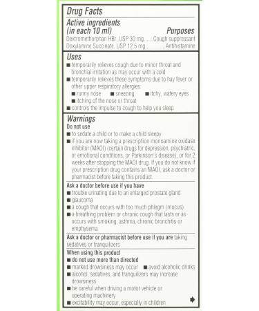 Robitussin DM Max Nighttime Cough Syrup - 4 oz | Fast Relief for Cough & Cold | International Shipping Available - Buy Online on GoSupps.com