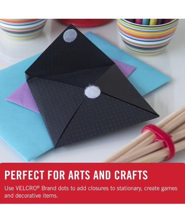 VELCRO Brand Adhesive Dots White 500 Pk - 3/4 Circles Sticky Back Round Hook and Loop for Teachers, Arts and Crafts | VEL-30077-AMS - Buy Online on GoSupps.com