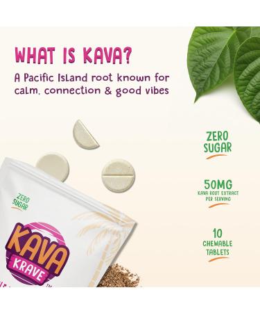 Passion Orange Guava Kava Candy 30 Count (10-Count Pack of 3) Alcohol Alternative with Buzz Kava Kava Candy for Relax Mood Support Stress Relief & Calming Bites Without Alcohol 10 Count (Pack of 3) - Buy Online on GoSupps.com