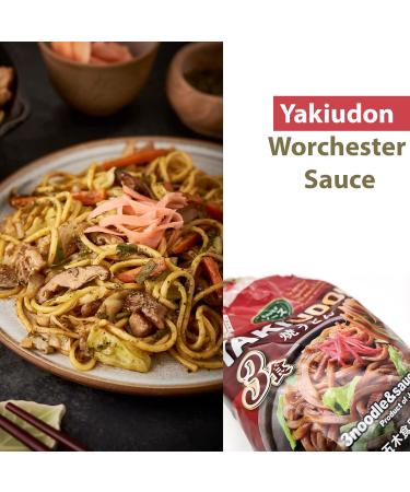 Itsuki Foods Yakiudon 3 servings with Worcestershire - Buy Online on GoSupps.com