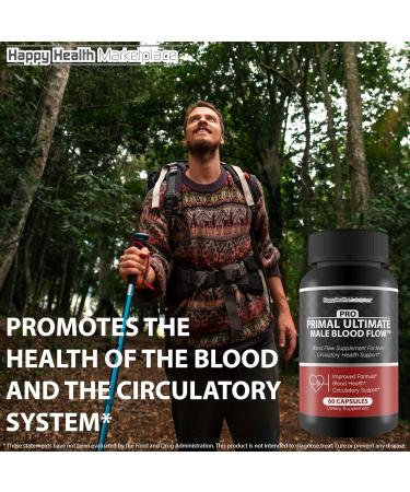 Pro Primal Ultimate Male Blood Flow - Our Best Advanced Blood Flow Circulation Support - Blood Flow Pro Primal X Primal Ultimate Max Blood Flow Supplement Powder Capsules Whole Body Circulation Pills - Buy Online on GoSupps.com