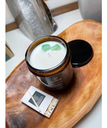 Bourbon Pine 8oz Scented Candle | Vegan Soy Wax | Hand Poured | 40 Hour Burn | Luxury Aromatherapy Gift | Unisex Holiday Essential Oils - Buy Online on GoSupps.com