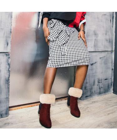 Buy Toddmomy 3 Pairs Winter Fur Boot Covers - Knitted Boot Cuffs & Furry Ankle Warmers for Ultimate Warmth & Style - Buy Online on GoSupps.com