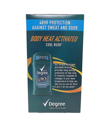 Degree Men Cool Rush Anti-Perspirant 2.7 oz 5 pk - Buy Online on GoSupps.com
