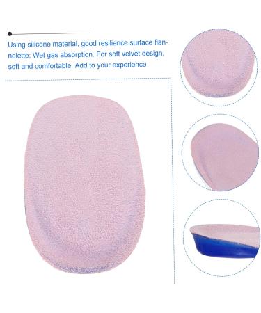 FOMIYES Gel Insole Heel Pads - Anti-Sweat & Shock-Absorbing Silicone Heel Cups | 6 Pairs | Assorted Colors | Perfect for All Shoe Types - Buy Online on GoSupps.com