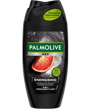  Palmolive Palmolive Energising 3-in-1 Shower Gel for Men - 6-Pack - For Body Face and Hair - With Citrus Essential Oil and Magnesium Extract - Buy Online on GoSupps.com