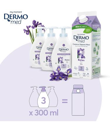  Dermomed Dermomed Eco-Recharge Liquid Hand Soap Cream Makes Your Skin Soft and Velvety with Hyaluronic Acid Repairs and Moisturizes Skin Dermatologically Tested 900ml - Buy Online on GoSupps.com