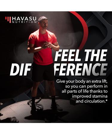 Havasu Nutrition Horny Goat Weed with Ginseng & Maca Root - Boost Energy & Libido - 60 Capsules - Buy Online on GoSupps.com