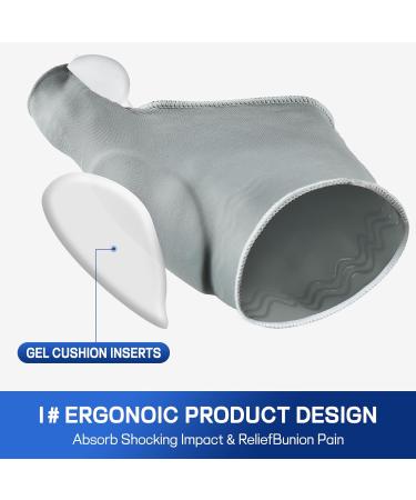 Buy Bunion Corrector & Big Toe Separator - Hallux Valgus Support Socks for Women & Men | International Shipping Available - Buy Online on GoSupps.com