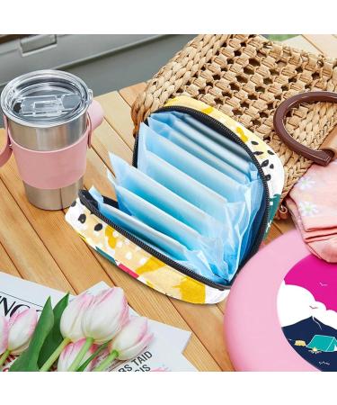 Women's Napkin Storage Bag - Portable Menstrual Cup & Bandages - Stylish Fruit Summer Pattern - Buy Online on GoSupps.com