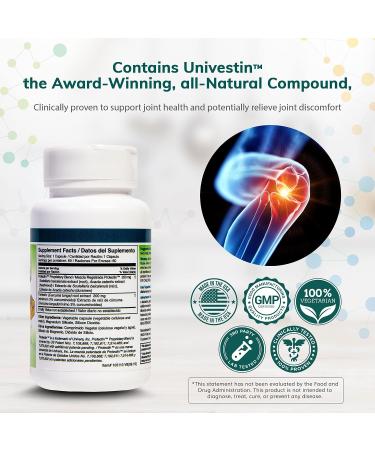 Univera RegeniFREE: All-Natural Aloe Vera & Turmeric Joint Supplement | Vegetarian | 60 Capsules - Buy Online on GoSupps.com