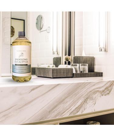 Liquid Hand Soap Refill | Energizing Eucalyptus Scent | Essential Oils | 32oz | International Shipping - Buy Online on GoSupps.com