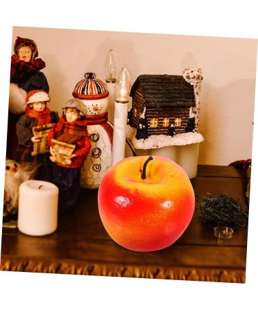 FRCOLOR 20 Pcs Christmas Fruit Candles Orange Decor Artificial Fruit Candles Fruit Figurines Fireplace Decor Lemon Shaped Candles Peach Shaped Candles Mantel Decor Statue Paraffin Indoor - Buy Online on GoSupps.com