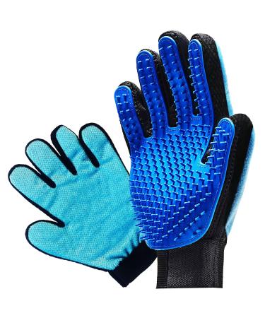 iQ-Pet grooming glove | 2 sides: rubber + microfiber