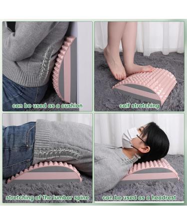 Jostift Neck & Back Extension 2-in-1 | Pain Relief Massage Device & Orthopedic Stretcher - Pink - Buy Online on GoSupps.com