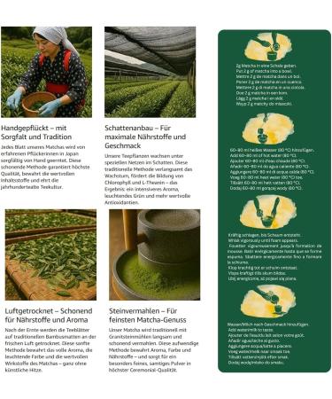  Biomatea Biomatea Ceremonial Matcha Powder - Limited Christmas Edition - Japanese Matcha from Kagoshima - Healthy Christmas Gift (50g) - Buy Online on GoSupps.com