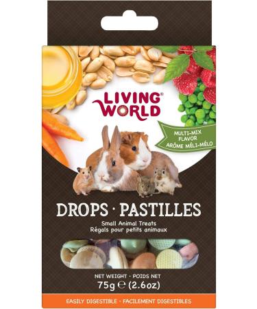 Living World Small Animal Bites with Quinoa (60gm) + Small Animal Drops - Multi-Mix Flavour (75g) - Buy Online on GoSupps.com
