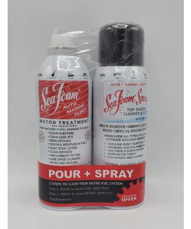 Seafoam Motor Treatment and Top Engine Cleaner Combo Package