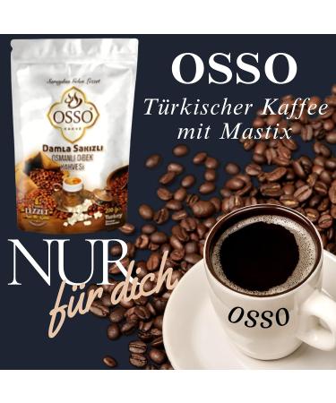 Trinovicom Trinovi Osso Menengi Dibek Hazelnut Mastic Coffee and Ottoman Coffee 5 x 200 g Traditional Types Fresh Ground Coffee Aromatic Ground Coffee - Buy Online on GoSupps.com