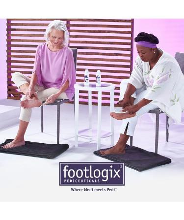 Foot Care Callus Softener Combo Footlogix Spray & Double Sided File for Soft Smooth Heels | Best DIY Pedicure Exfoliator - Buy Online on GoSupps.com