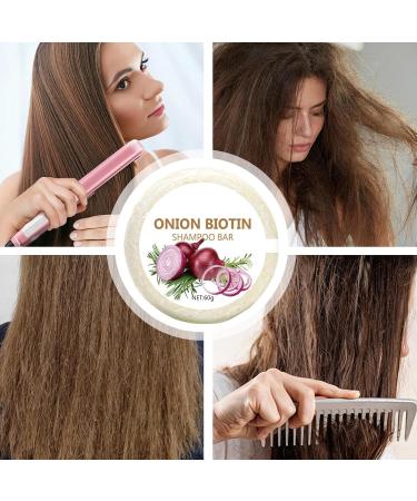  demaxiyad Shampoo Bar for Hair Cleansing Shampoo Bar for Hair 60g Nourishing and Smoothing Solution with Onion Extracts For Hair Types - Buy Online on GoSupps.com