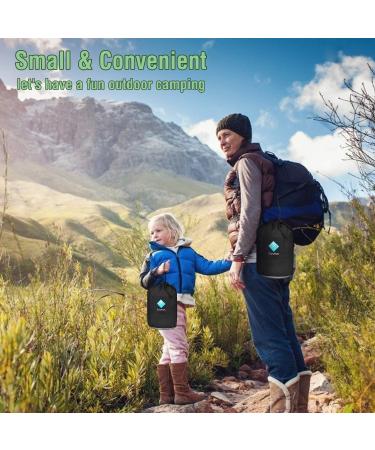 Portable Parachute Hammock for Camping & Outdoor Activities | Double Hammock Swing for Hiking, Travel, and Backpacking - 78''W 118''L (Blue/Sky Blue) - Buy Online on GoSupps.com