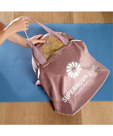 Traditional Tibetan Zafu Meditation Cushion - Soft Velvet with Embroidery - Rose Quartz - Buy Online on GoSupps.com